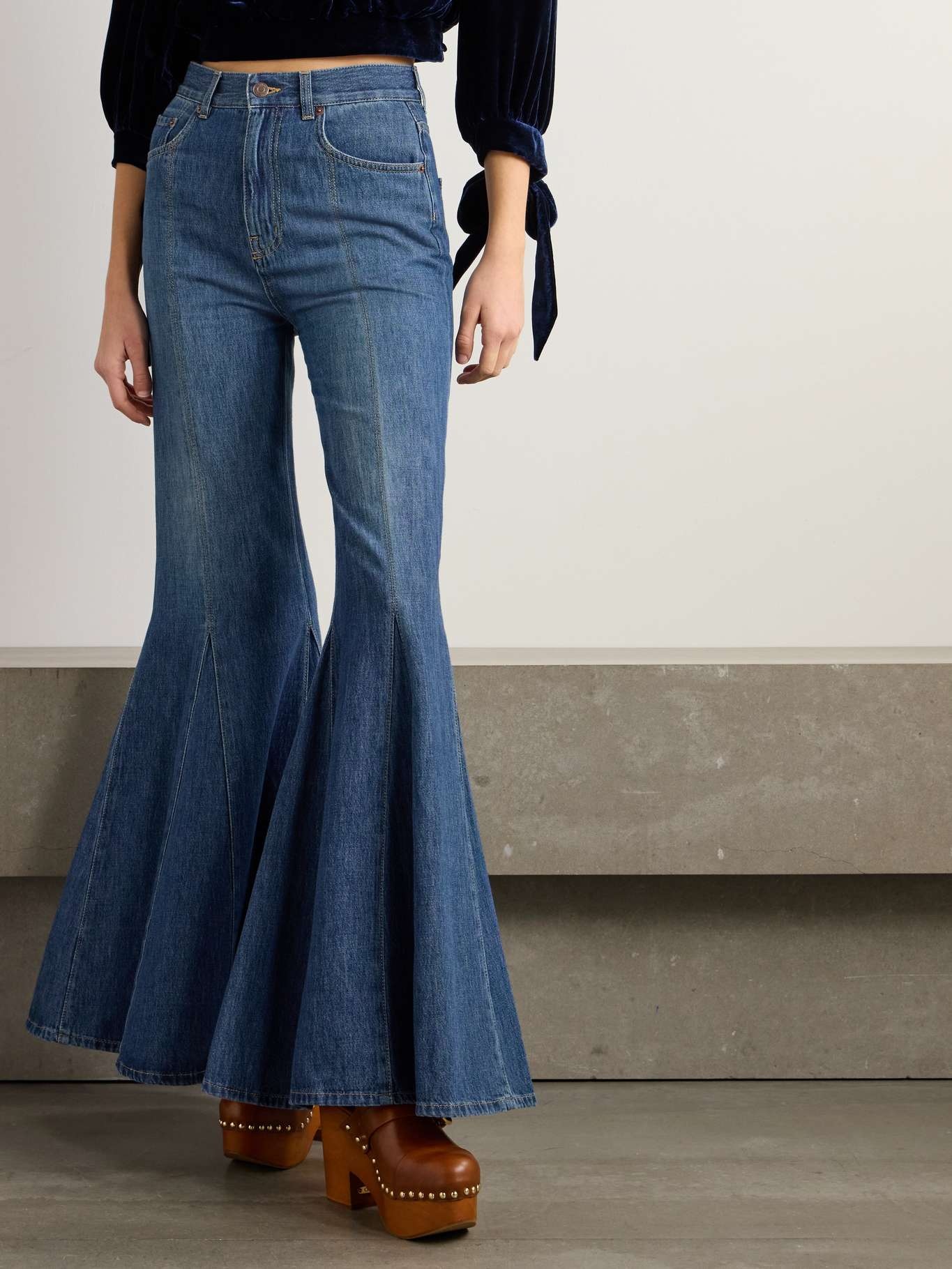 High-rise flared jeans Blue - 3