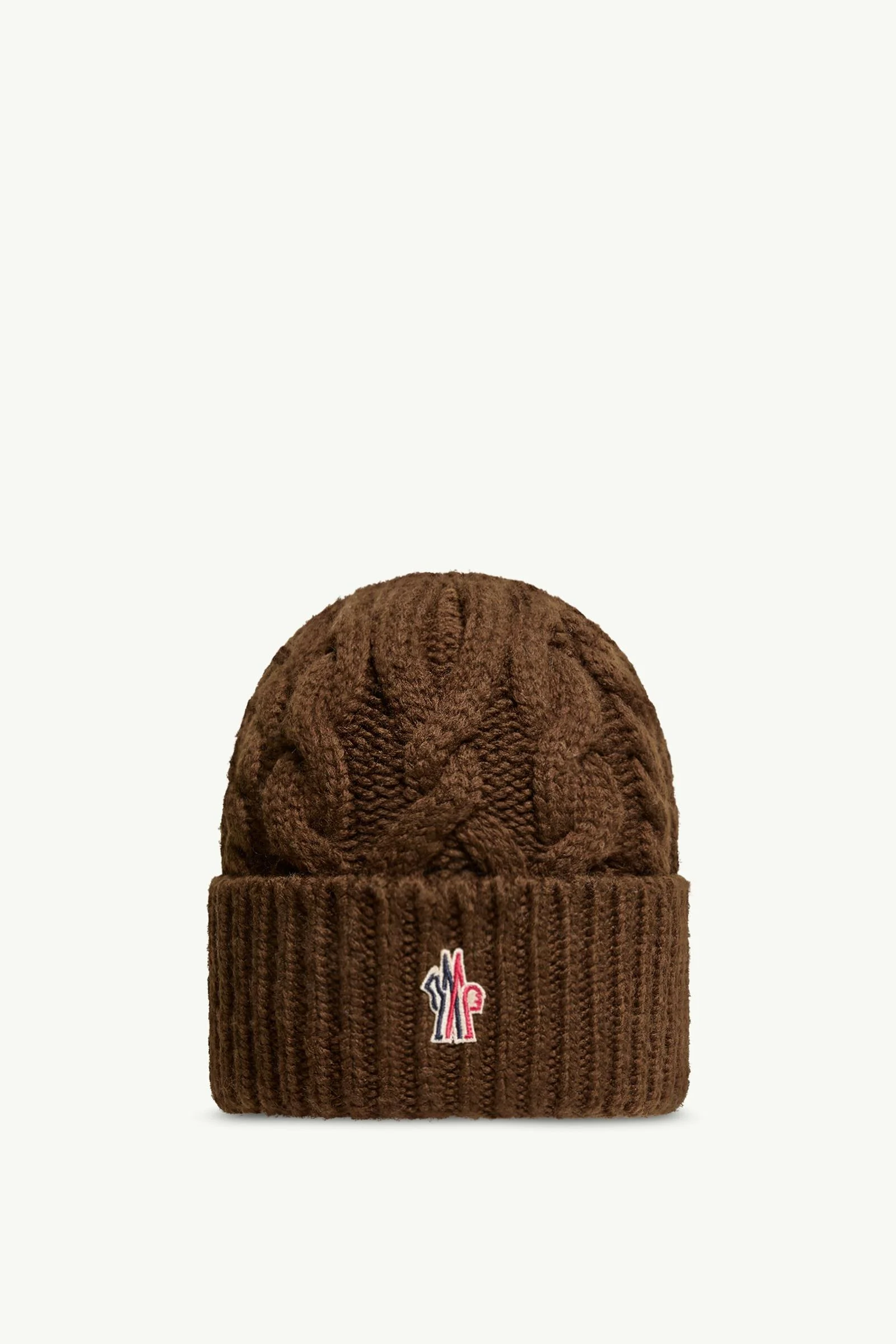 Wool Blend Cable Knit Hat - 1