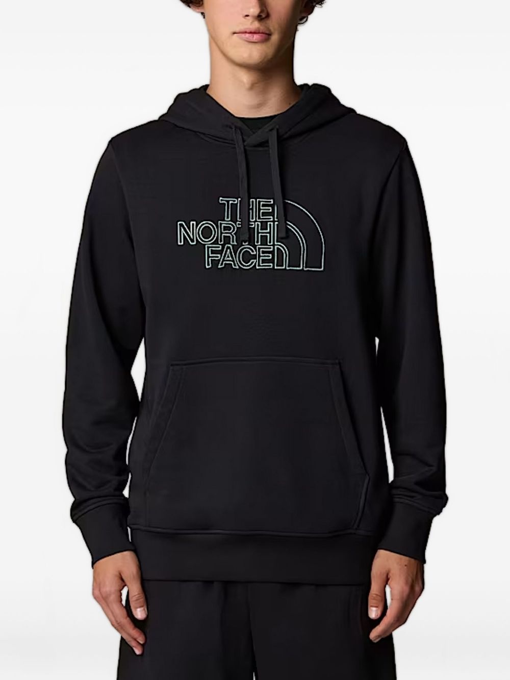 Drew Peak outline-logo hoodie - 3