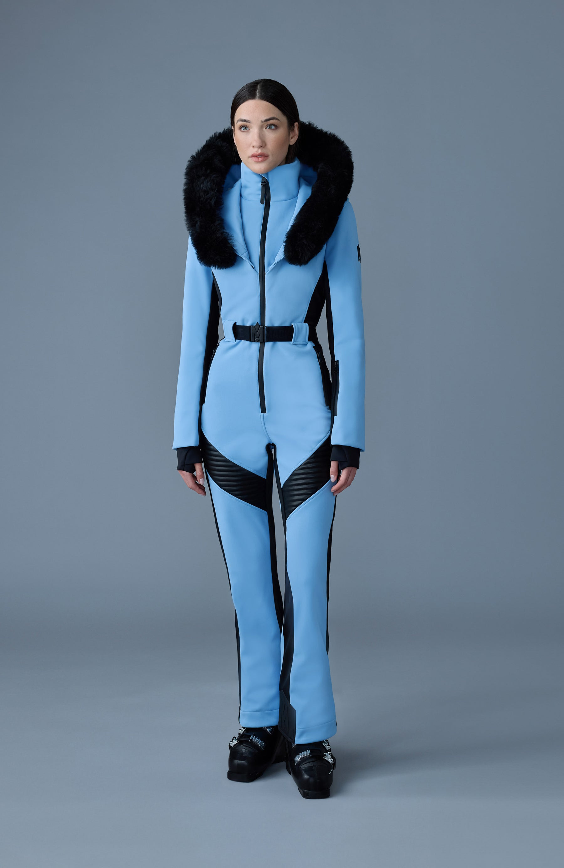 ELLE-SH Agile-360 down ski suit with removable hood - 2