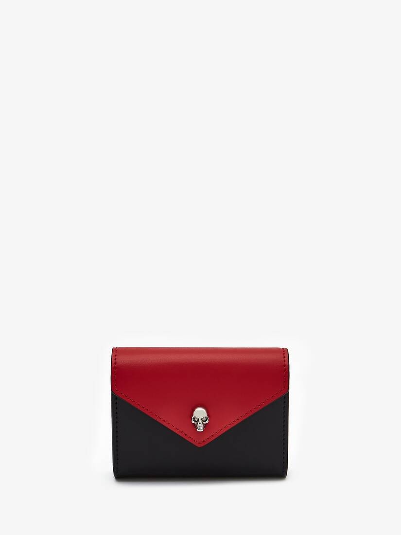 Alexander McQueen Skull Leather Playing Card Holder in