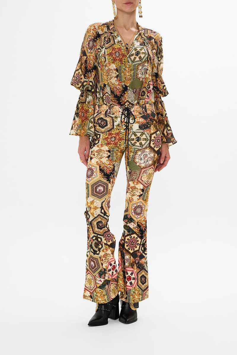 CAMILLA EYELET FRONT PANT outlook