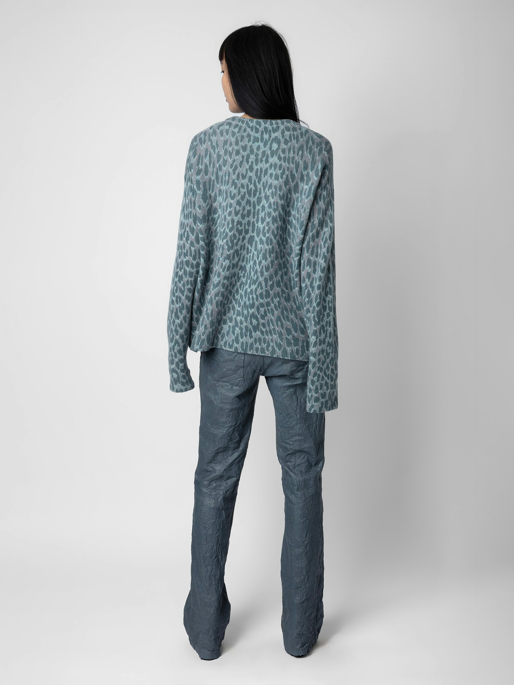 Markus Leopard Cashmere Sweater - 3