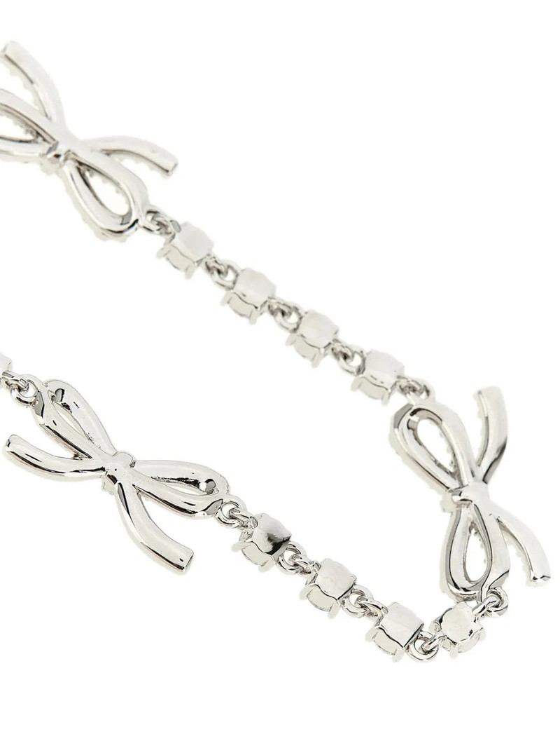 self-portrait Self-portrait Crystal-bow Necklace outlook