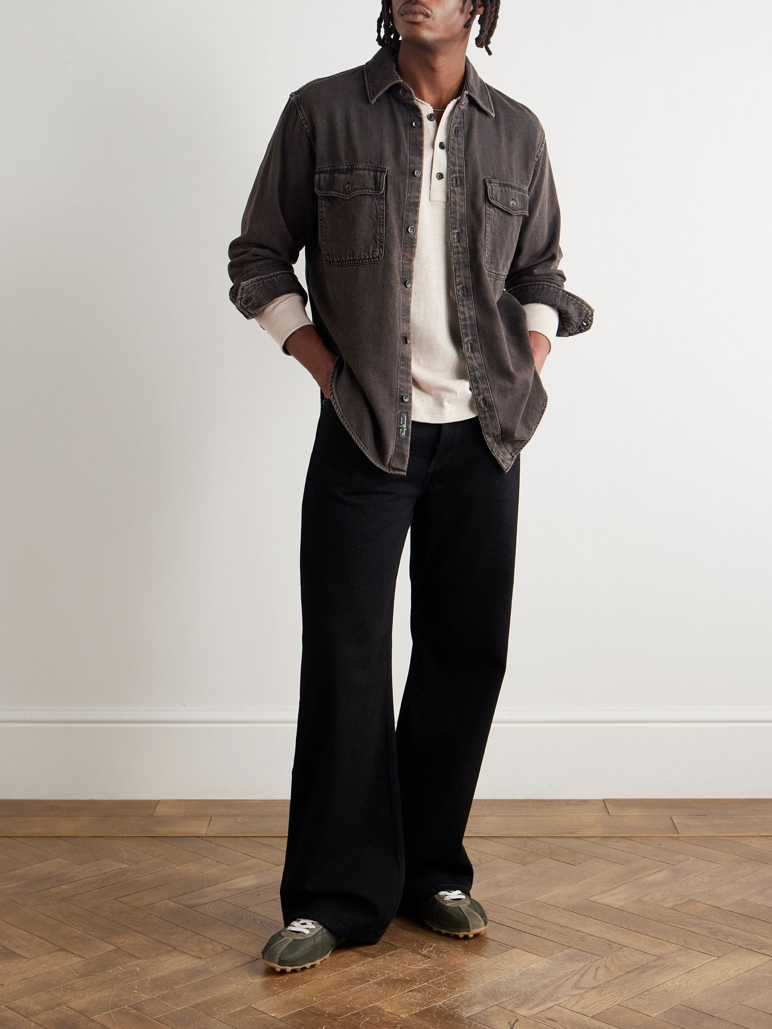 Jack Denim Shirt Brown - 2
