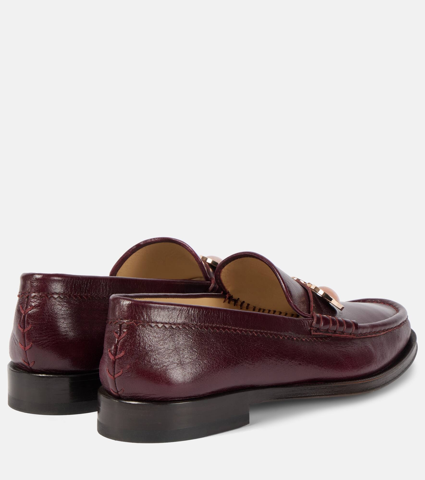 Melchora embellished leather loafers - 2