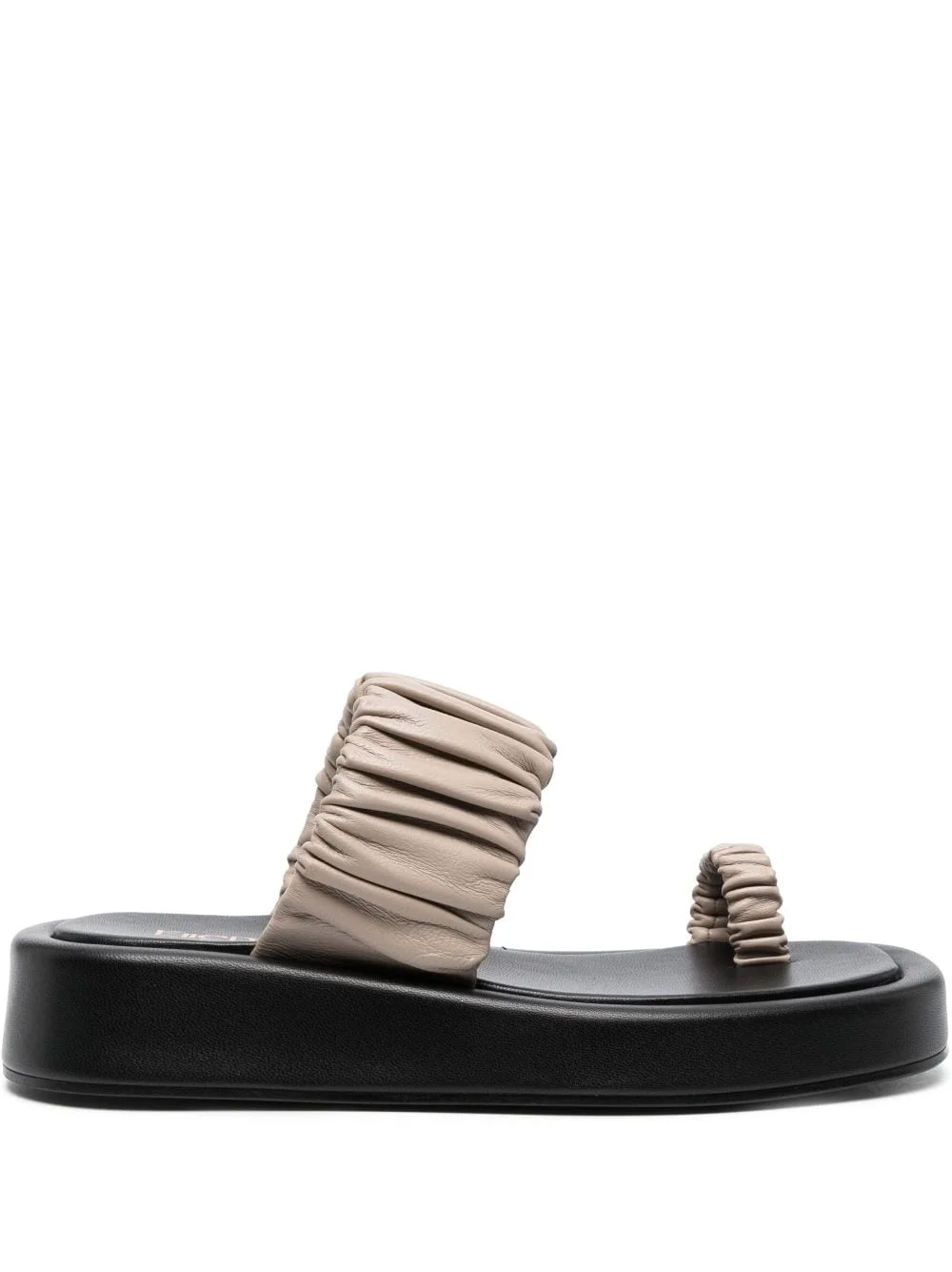 Amor 39mm platform leather sandals - 1