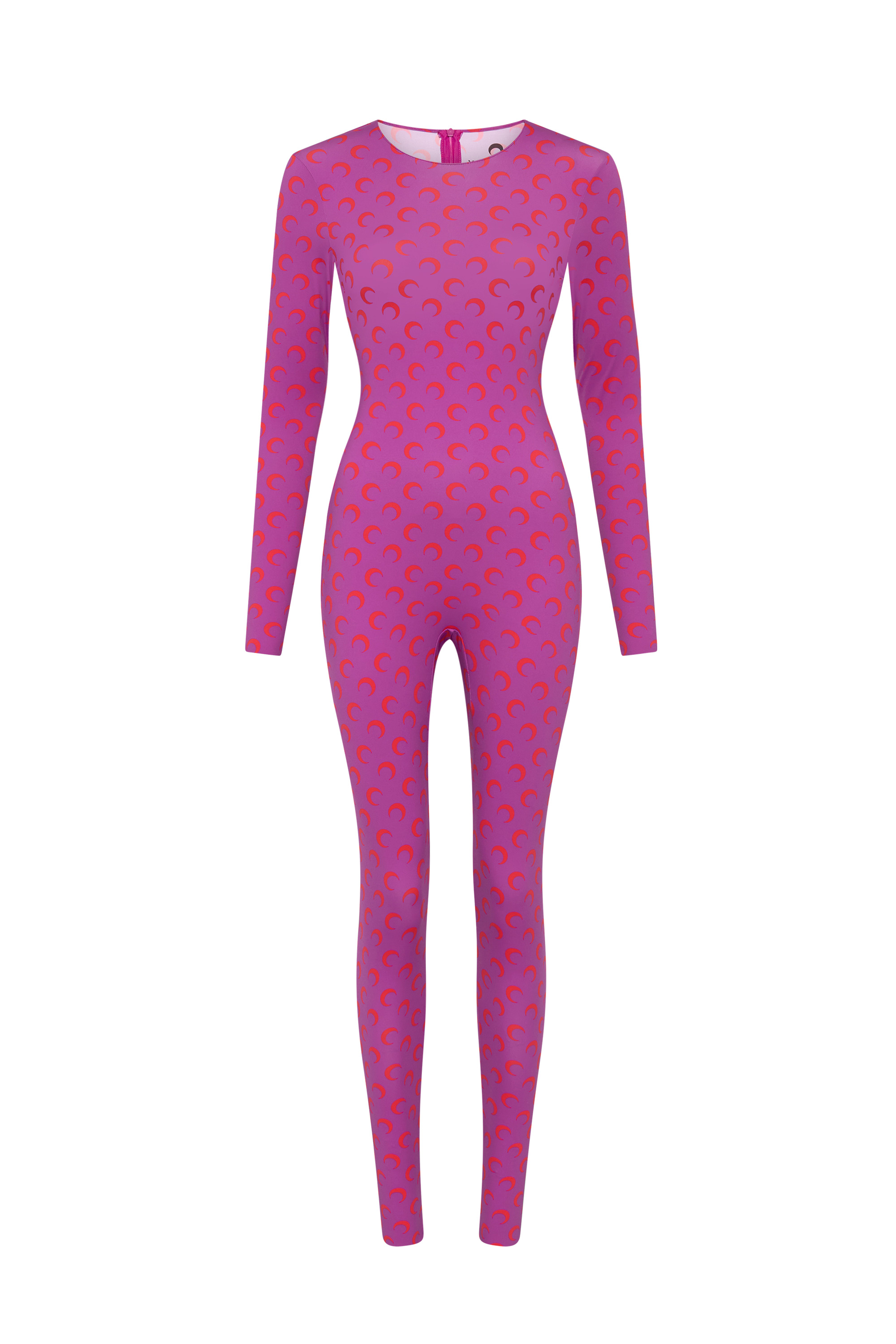 Moon Printed Jersey Catsuit - 1