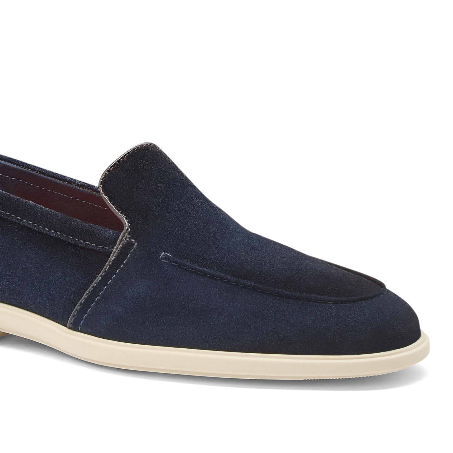 Men's blue suede loafer - 6