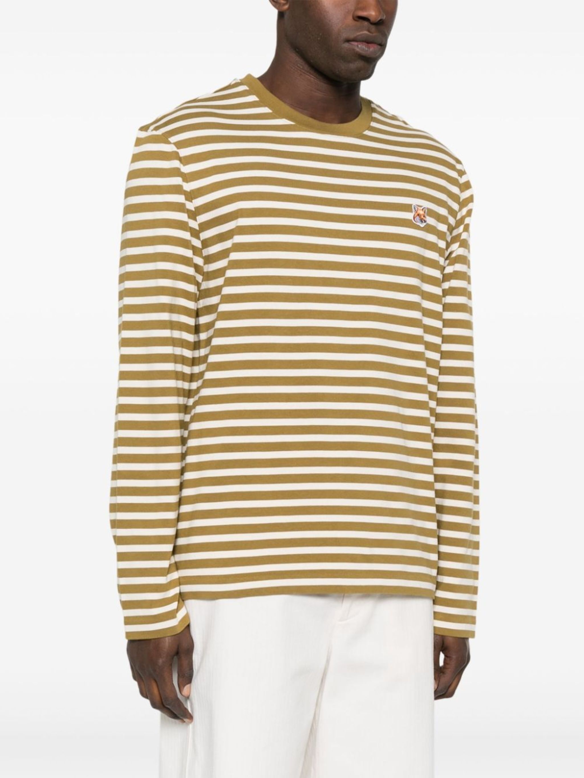 Fox Head striped cotton T-shirt - 3