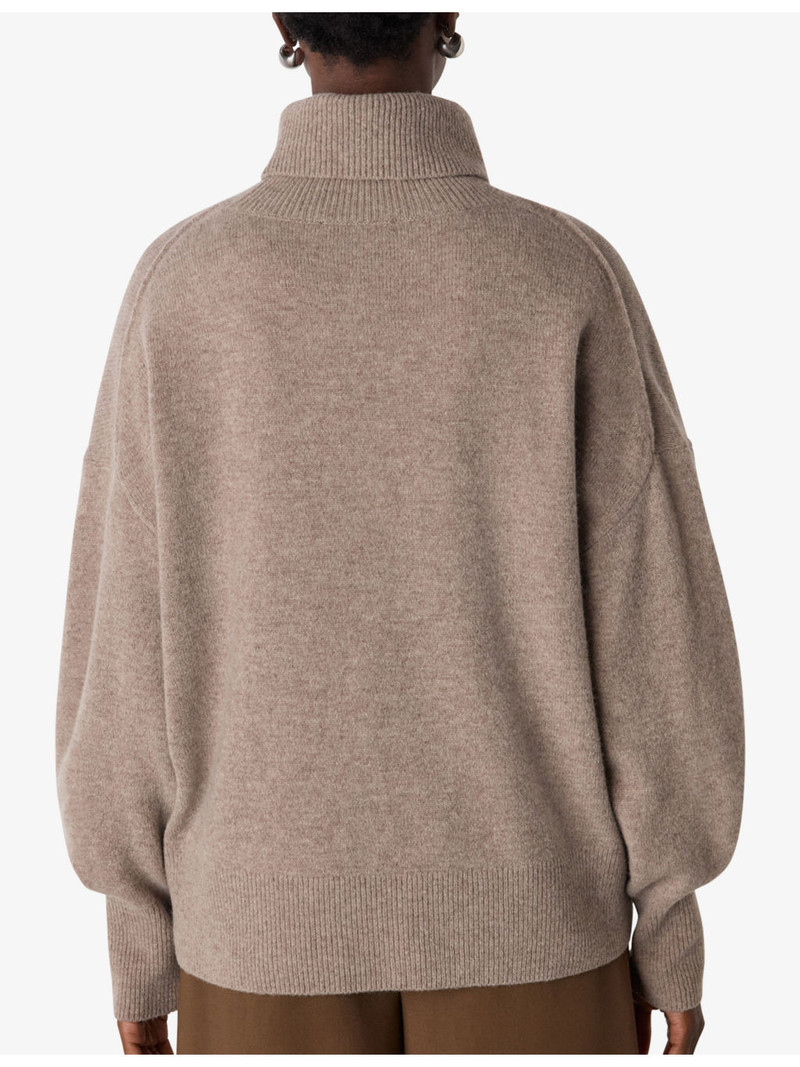 Relaxed-Fit Roll-Neck Wool Jumper 4