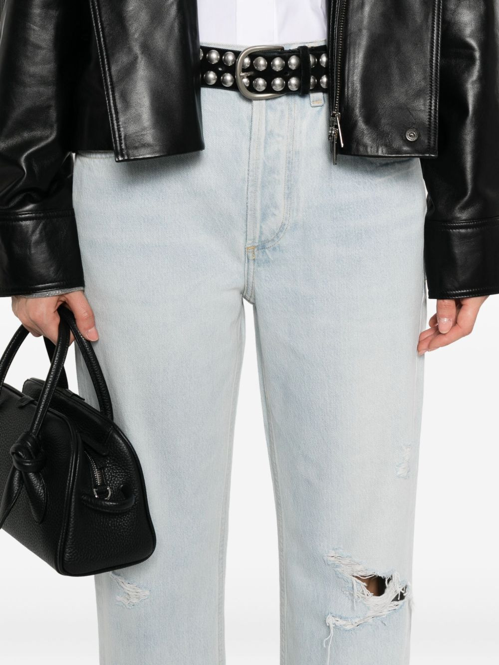 distressed jeans - 5