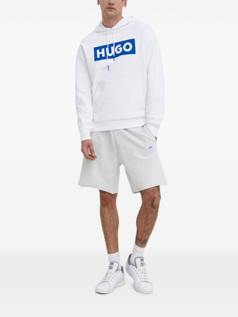HUGO logo-print hoodie outlook