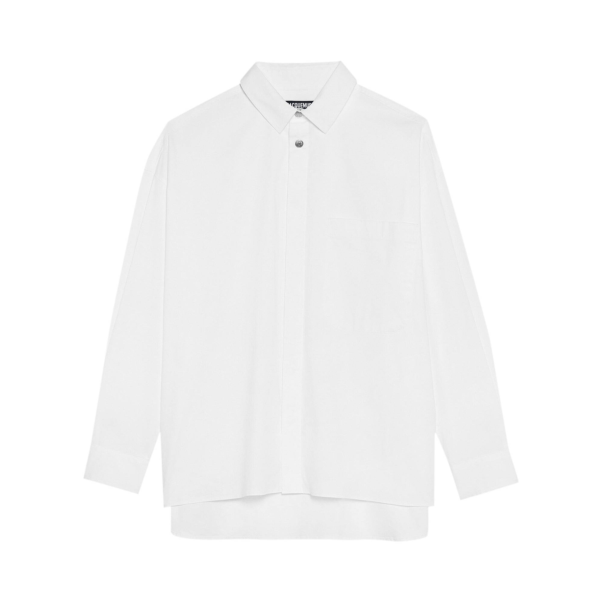 Jacquemus La Chemise Manches Longue 'White' - 1