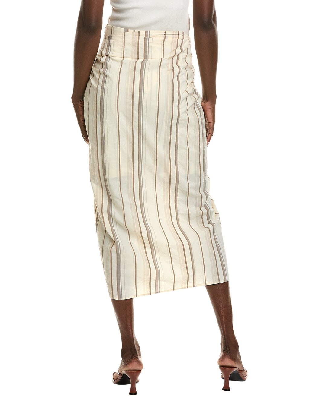 Brunello Cucinelli Linen-Blend Wrap Skirt - 2