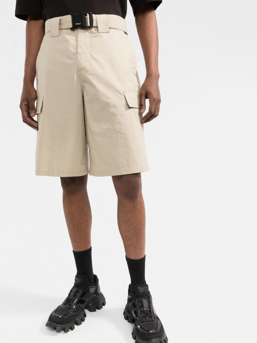 high-waisted bermuda shorts - 3