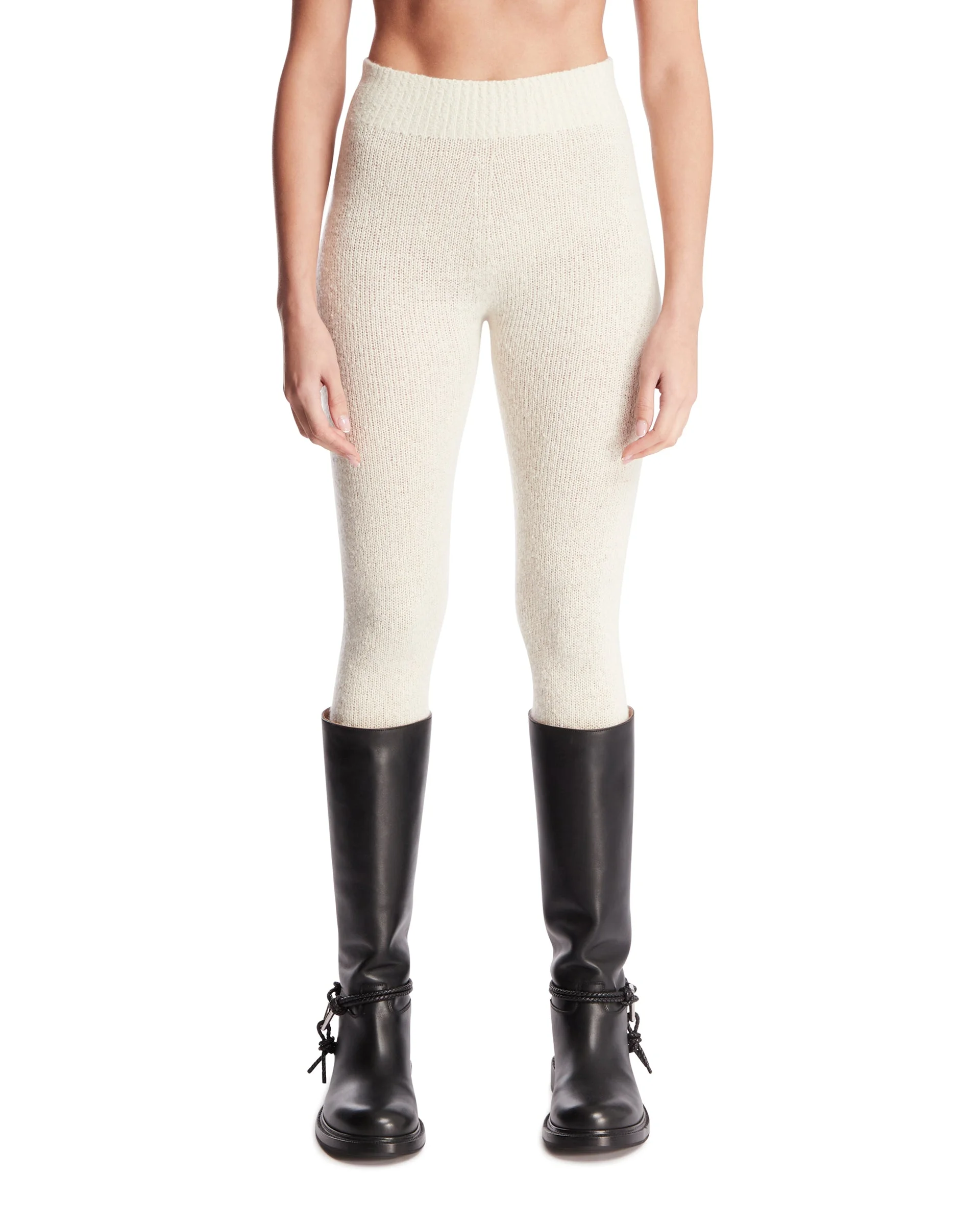 White Mumuka Cashmere Leggings - 1