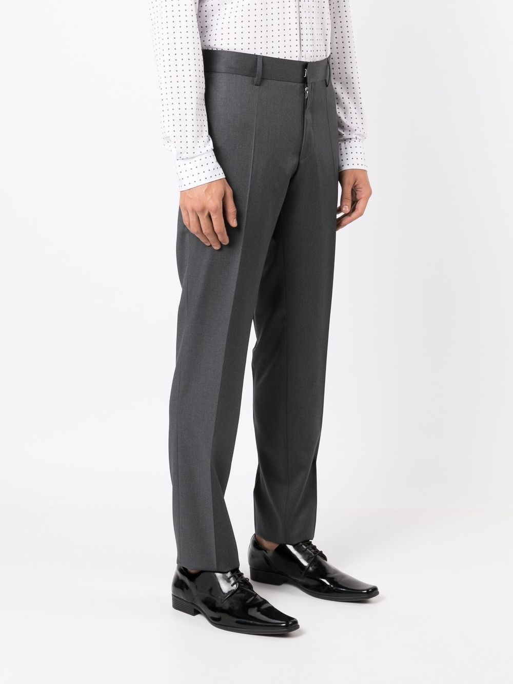straight-leg tailored trousers - 3