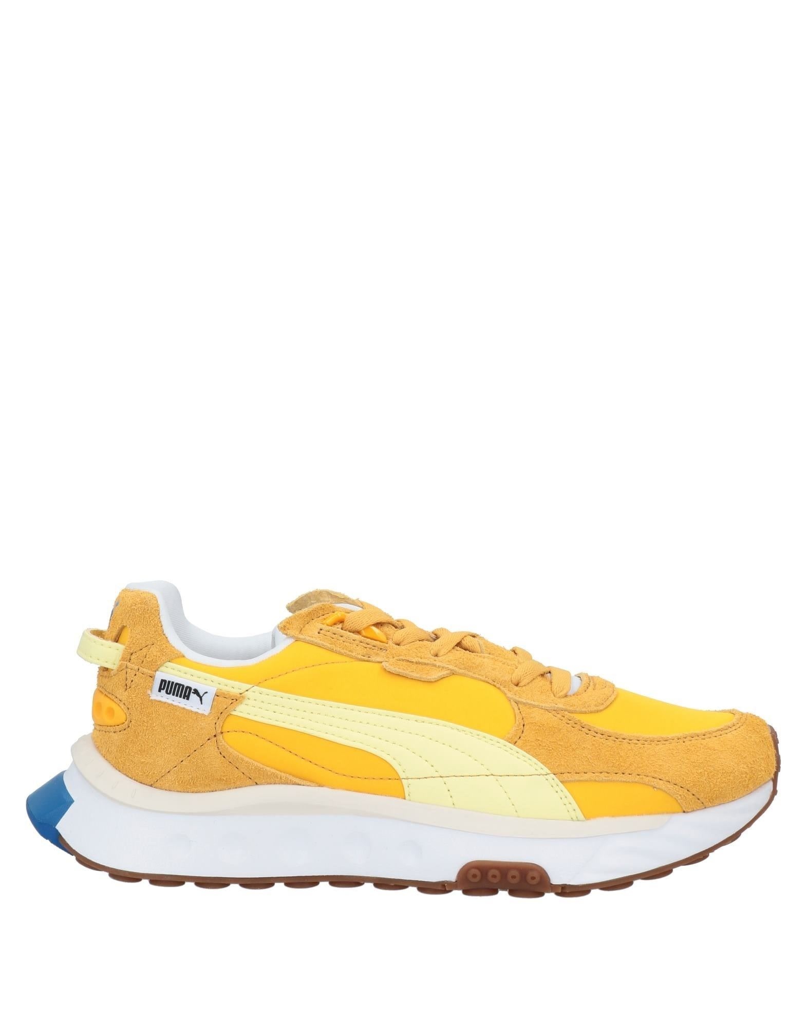 Yellow Men's Sneakers - 1