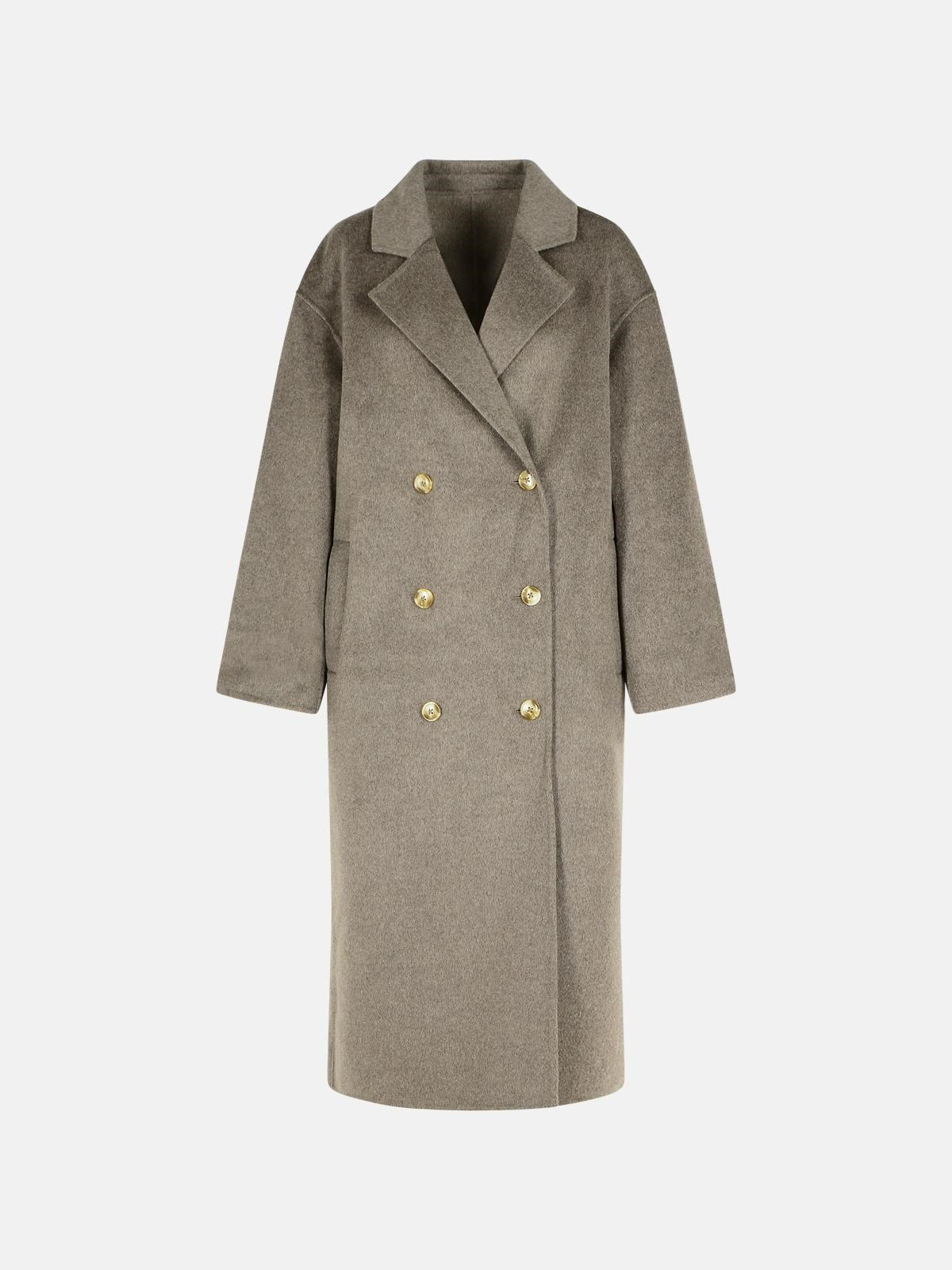 'BORNEO' MELANGE MOLE CASHMERE BLEND COAT - 1