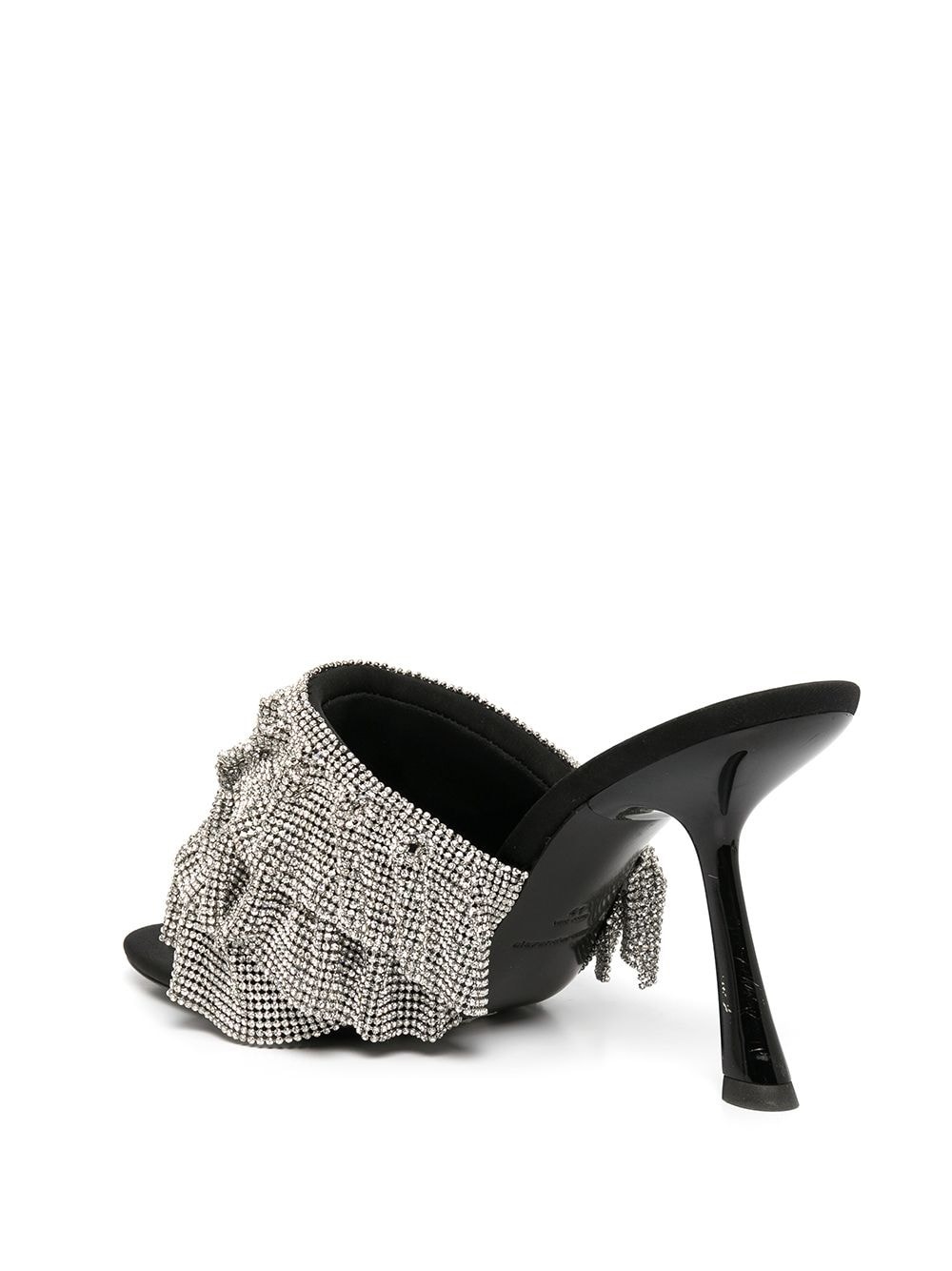 Nala 105mm ruffle-crystal mules - 3