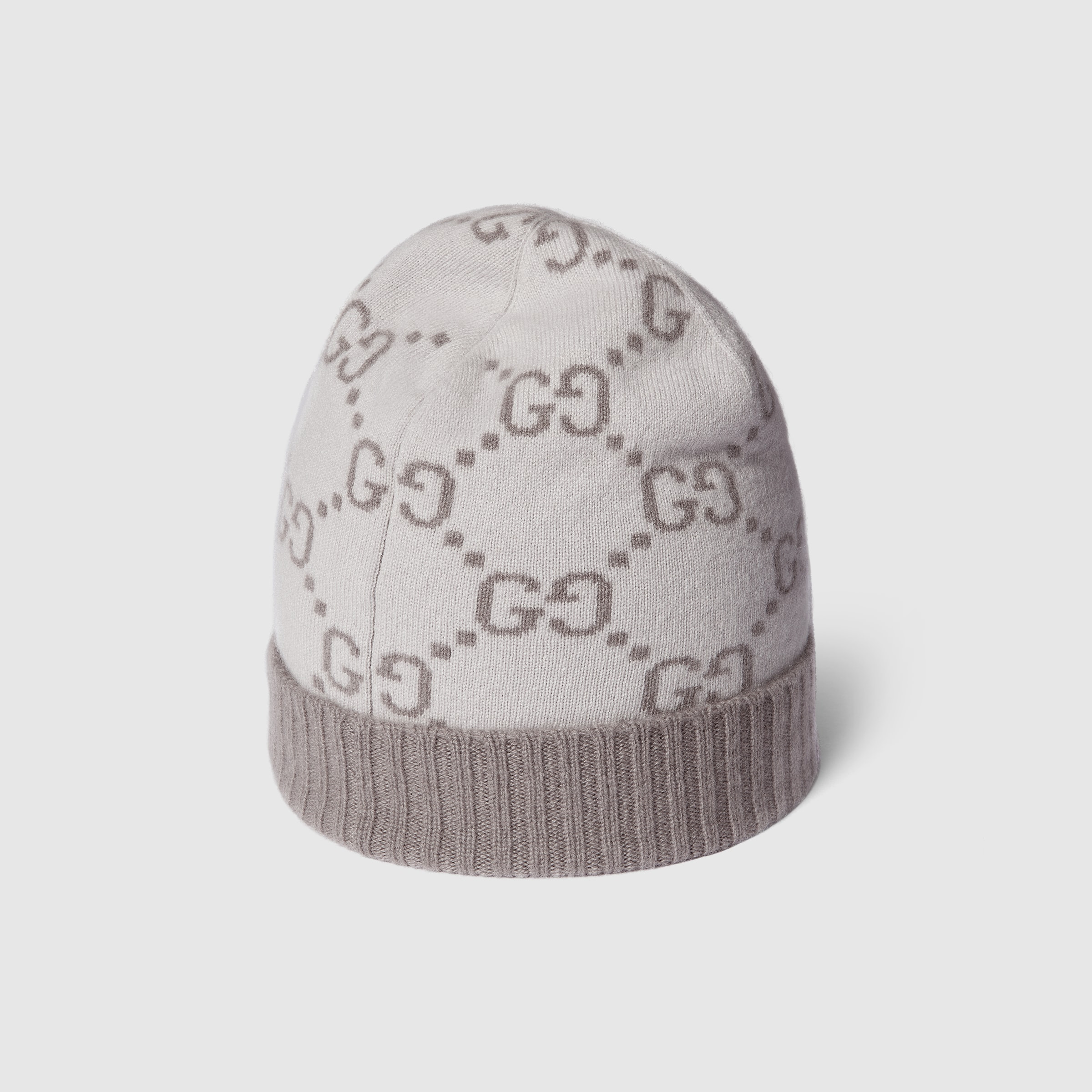 GG cashmere jacquard hat - 5