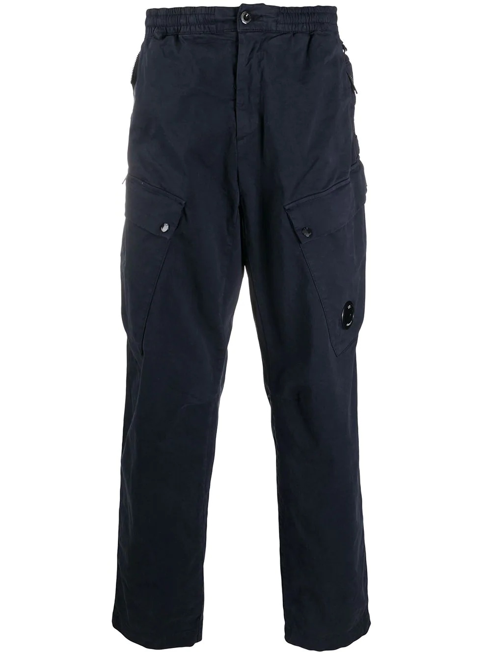 zipped cargo trousers - 1