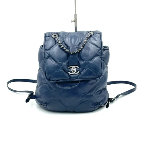 Chanel No. 23 Navy Chesterfield Backpack - 1