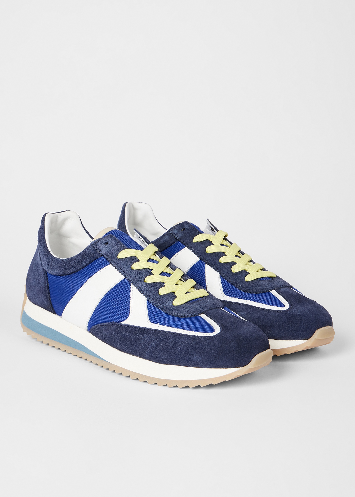 Blue 'Vignola' Suede Trainers - 4