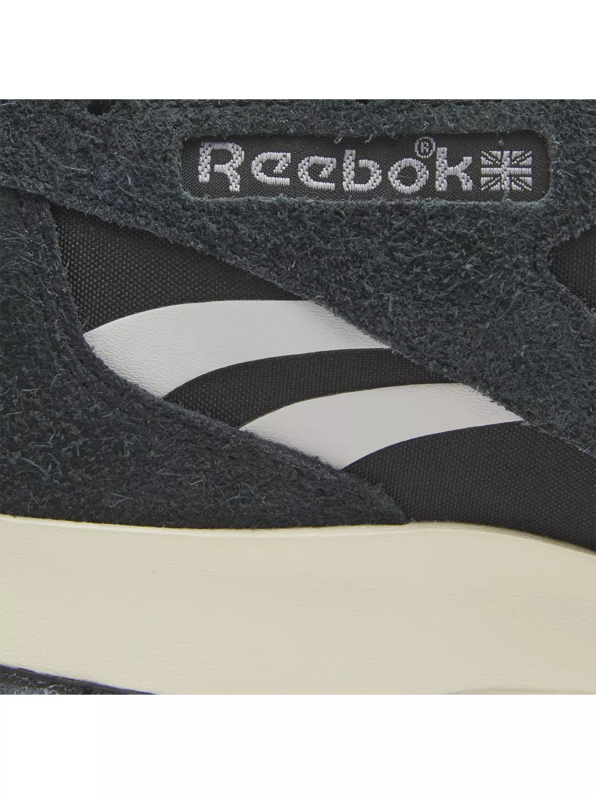 Classic Leather Hexalite "Core Black/Steely Fog/Alabaster" Unisex Shoe - 6