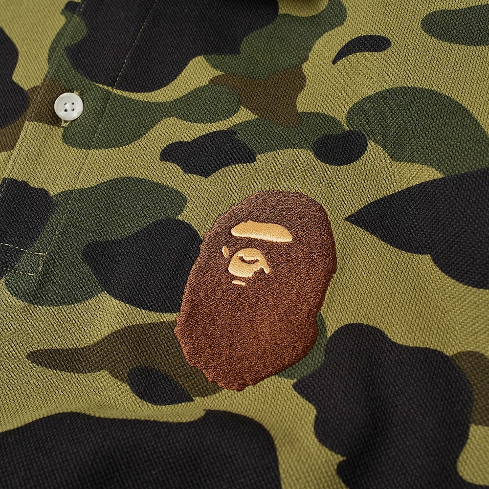 A Bathing Ape 1st Camo Ape Head Polo - 2