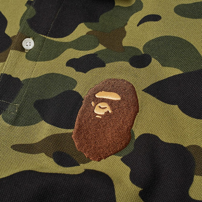 A BATHING APE® A Bathing Ape 1st Camo Ape Head Polo outlook