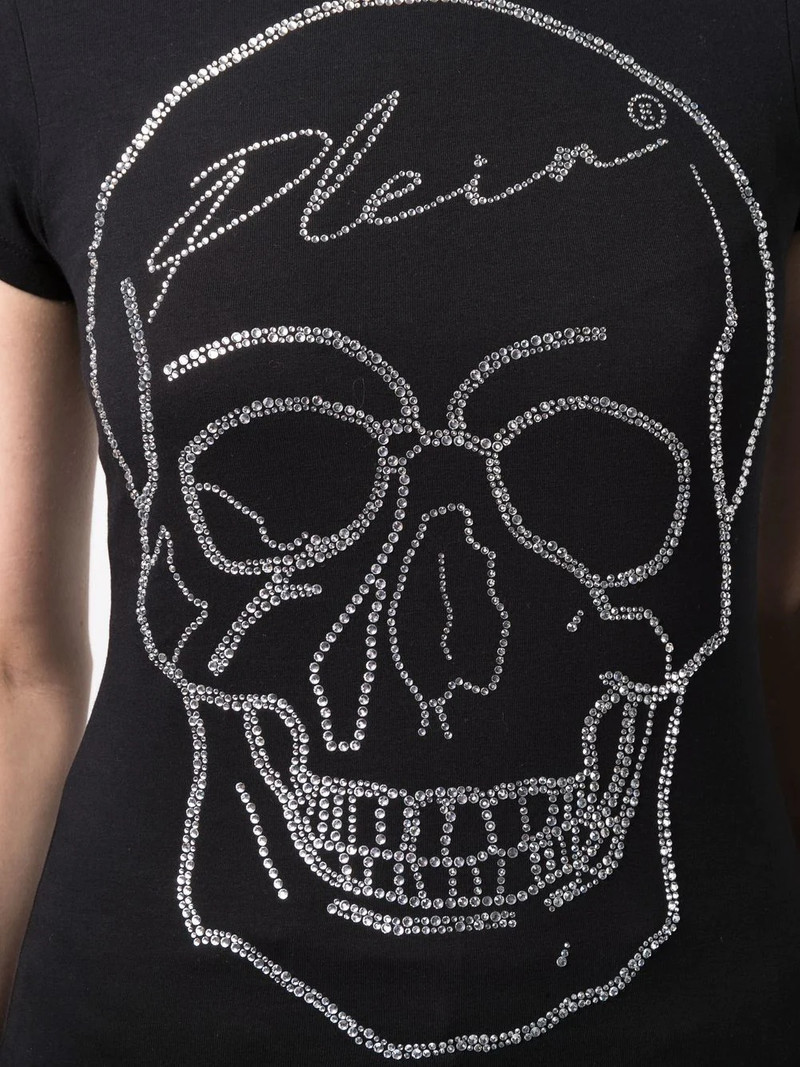 skull-detail short-sleeved T-shirt 5