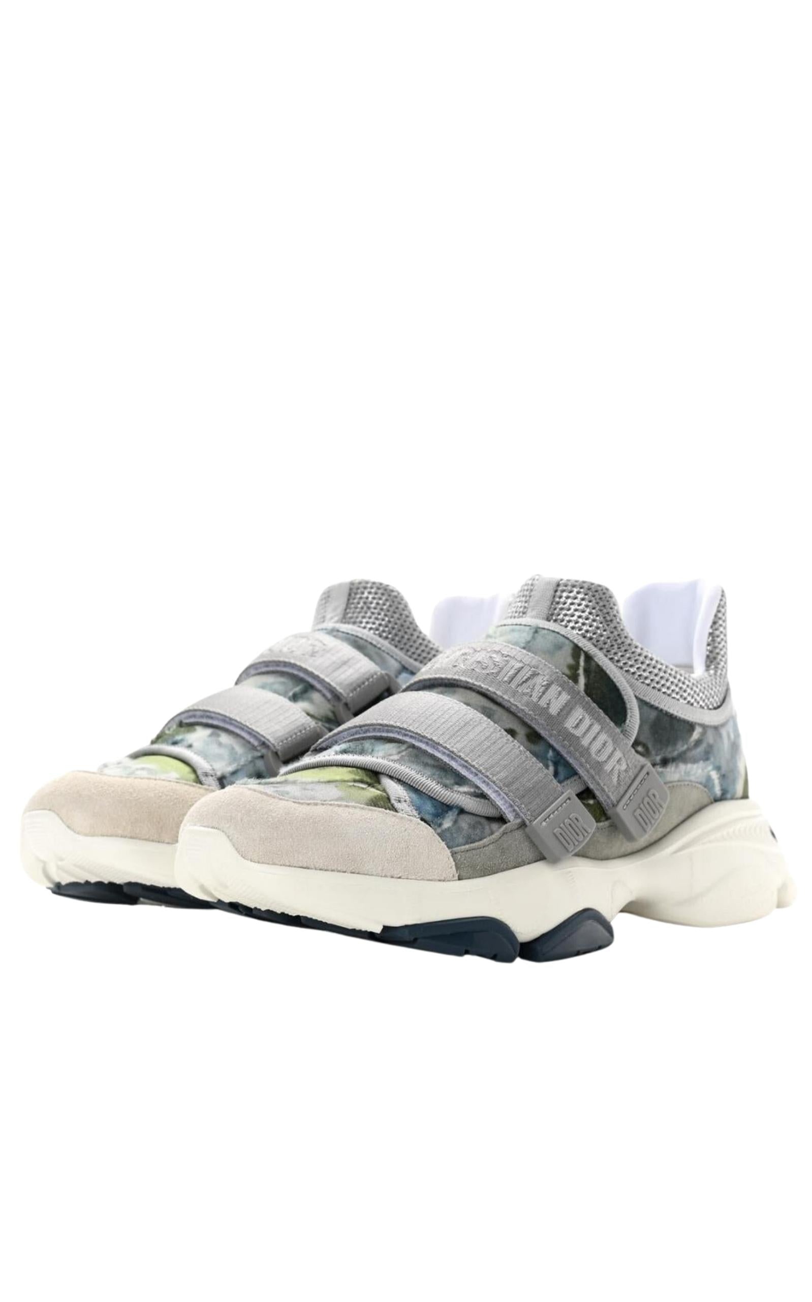 D-Wander Camouflage Techno Fabric Sneakers - 2