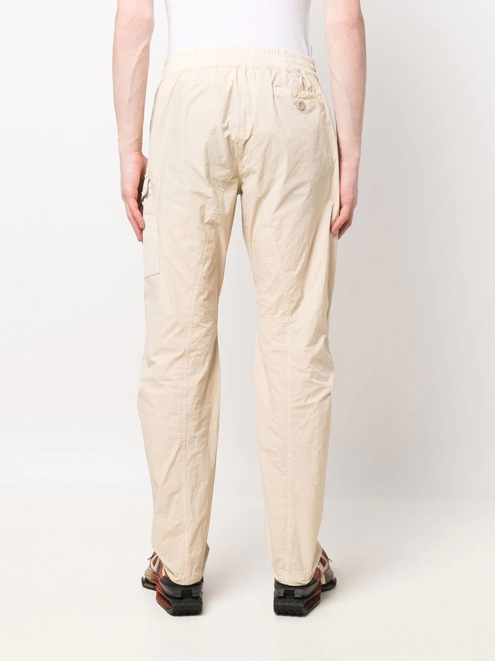 tapered-leg cargo trousers - 4