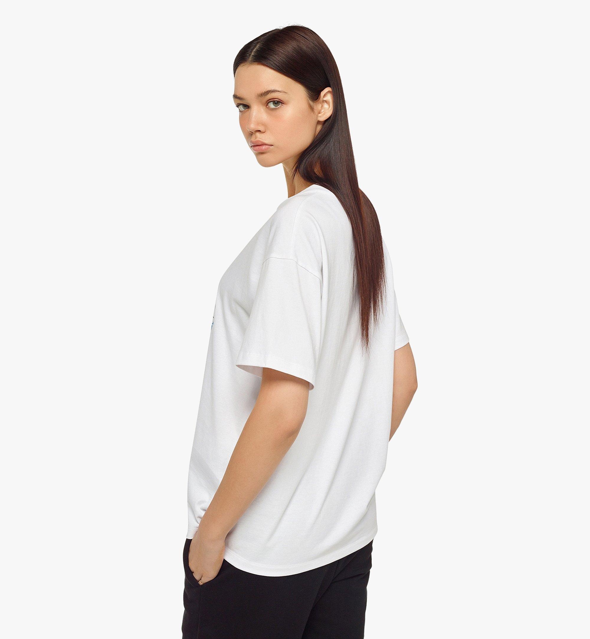 Women’s MCM Sommer M Pup Print T-Shirt in Organic Cotton - 4
