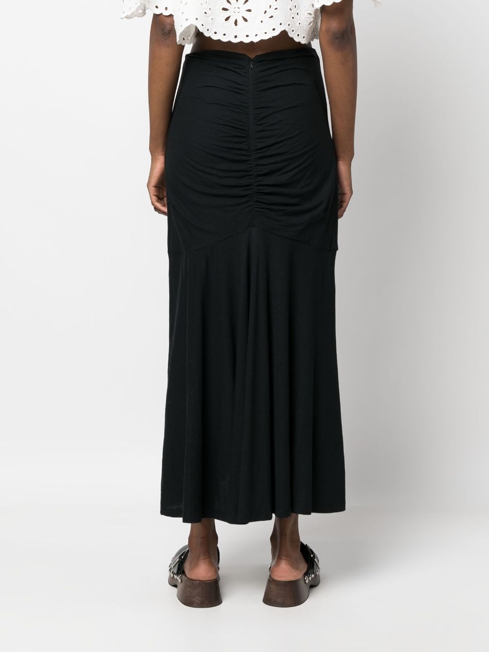 Nadira ruched maxi skirt - 4