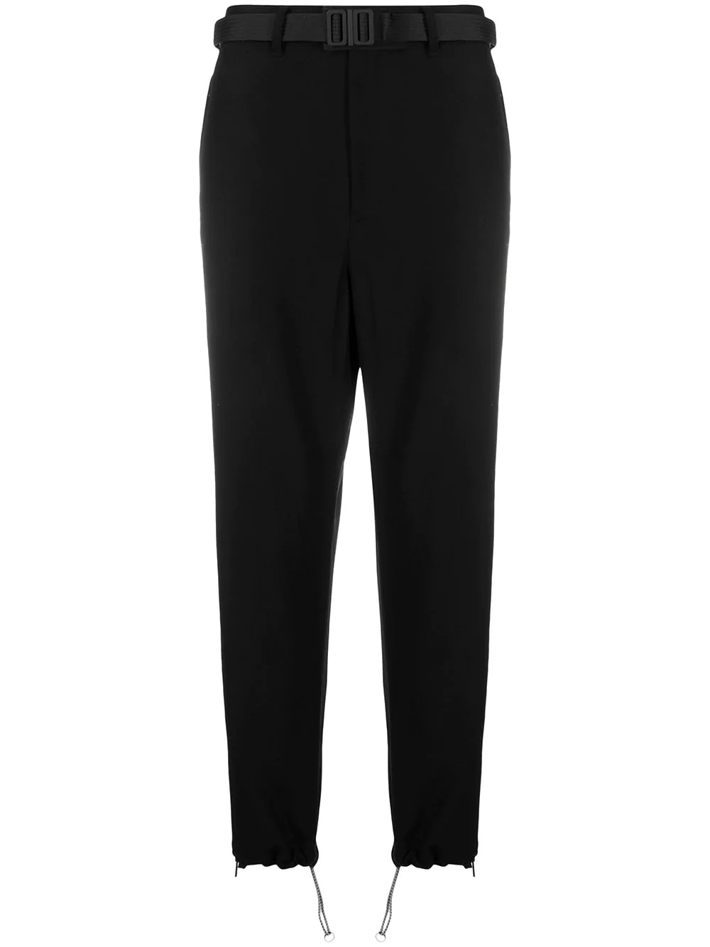 zip panel trousers - 1