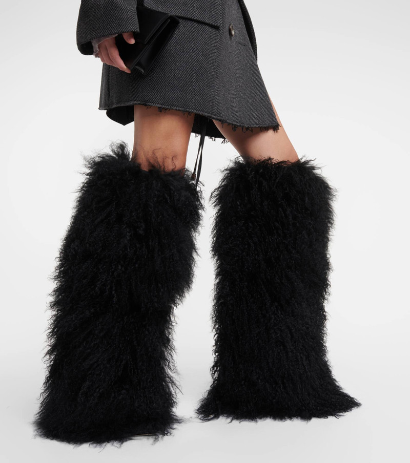Shearling fur boots 4