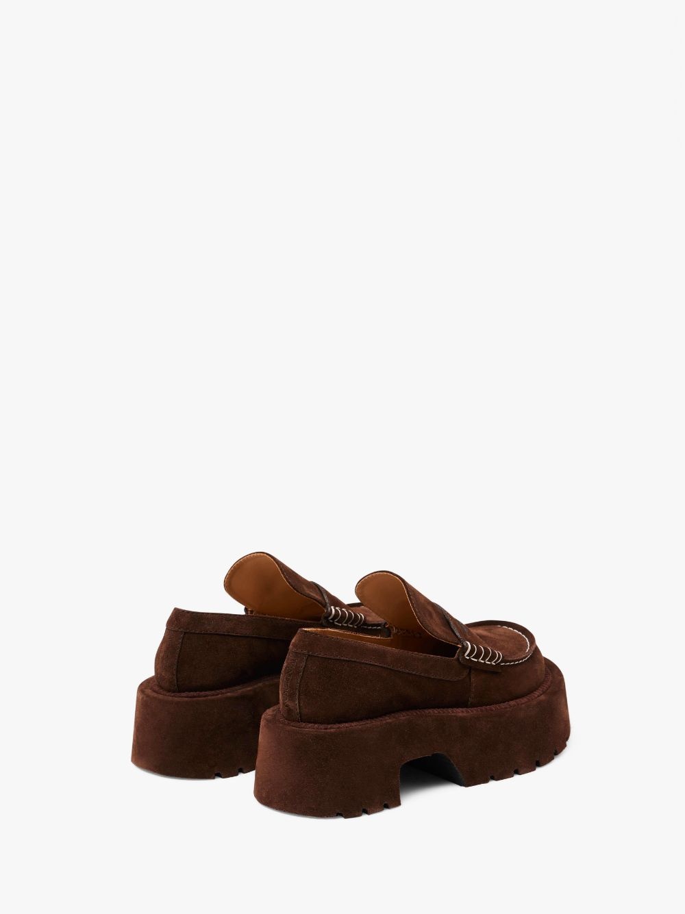 SUEDE PLATFORM MOCCASINS - 3