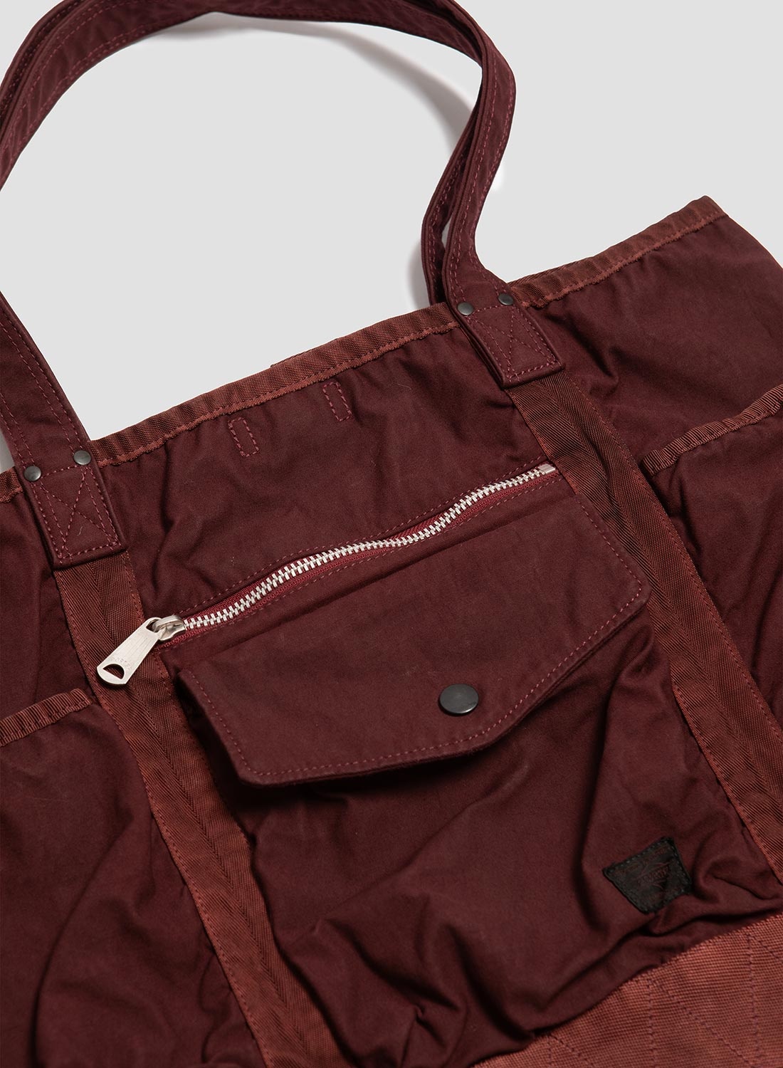 Porter-Yoshida & Co Crag Tote Bag in Burgundy - 5