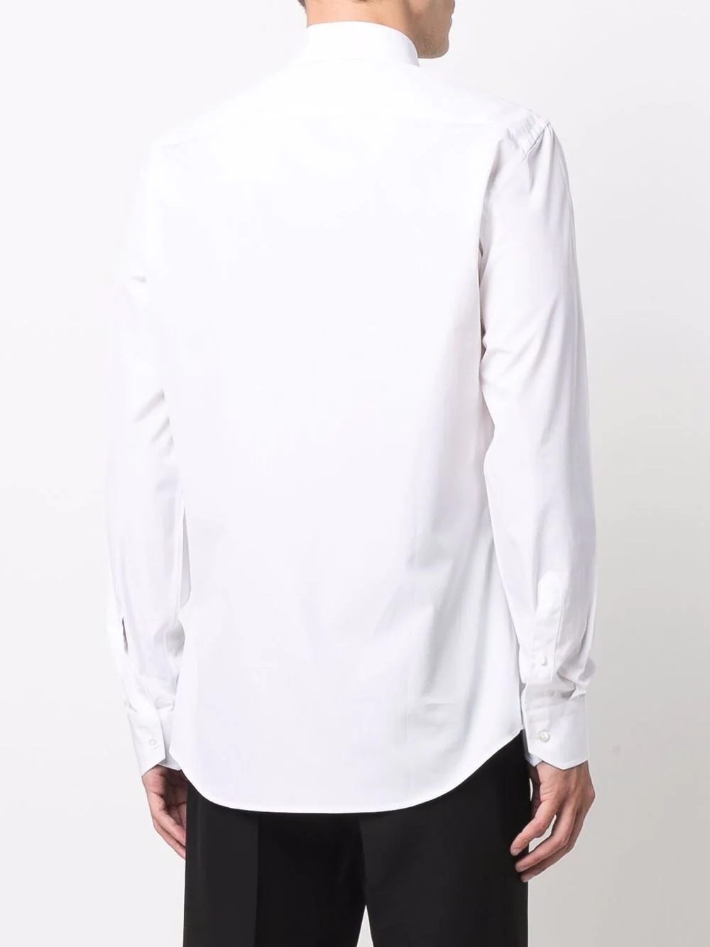 logo-plaque long-sleeve shirt - 4