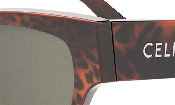 Monochroms 54mm Cat Eye Sunglasses in Animal /Smoke - 6