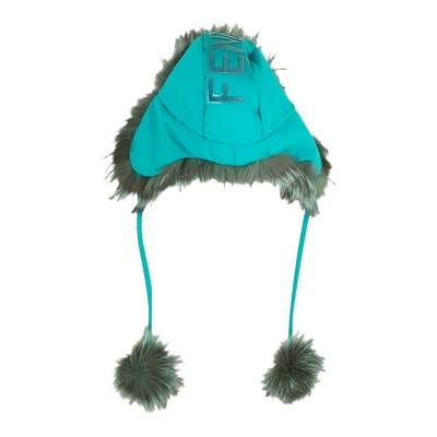 FENDI Fendi Aviator Winter Fox Fur Hat 'Blue' outlook