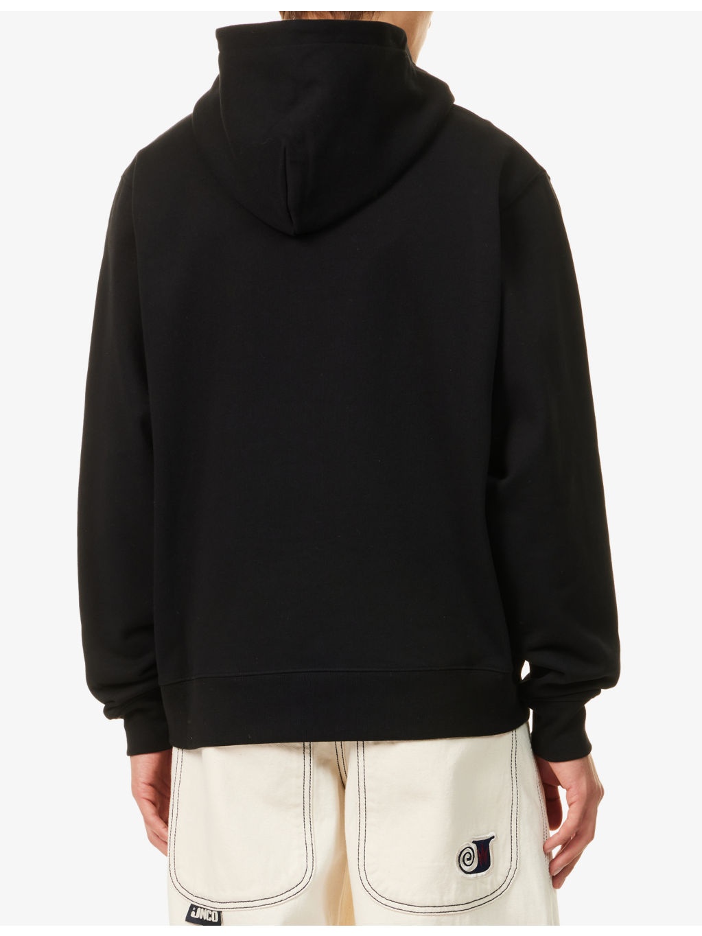 Flamingo Embroidered Cotton Hoody - 4