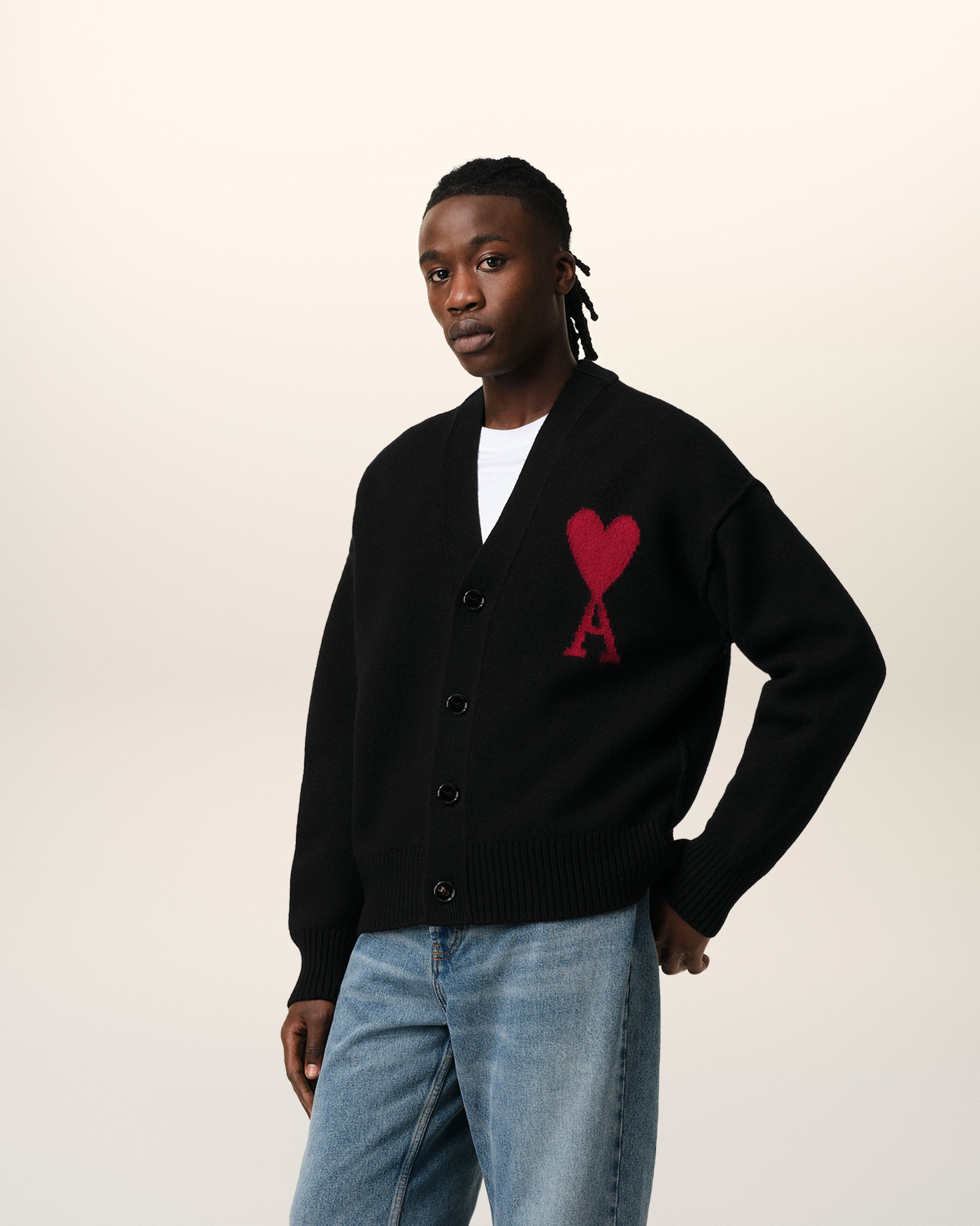 RED AMI DE COEUR CARDIGAN - 6