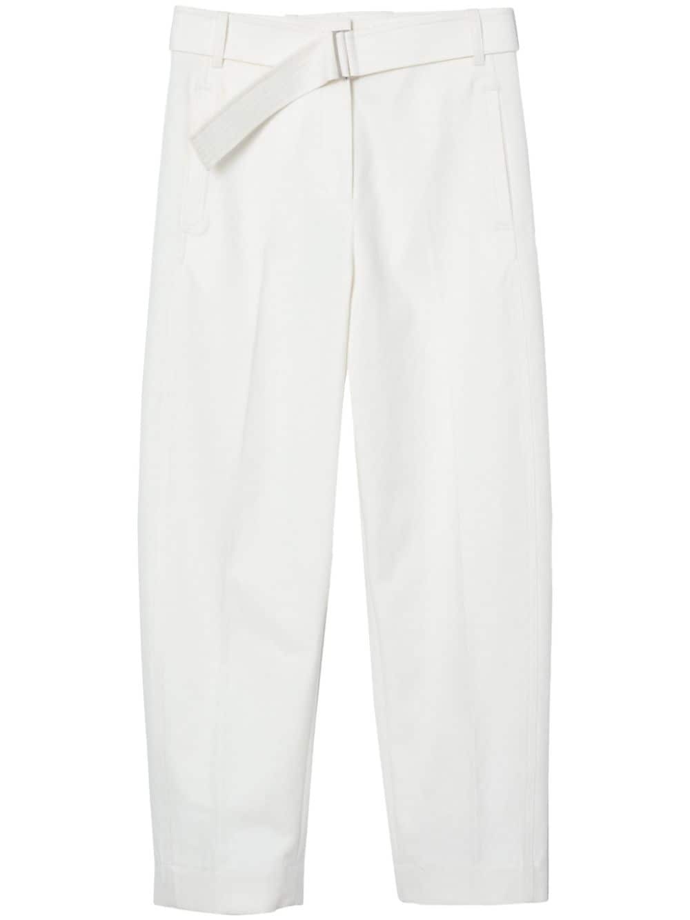 belted tapered trousers - 1