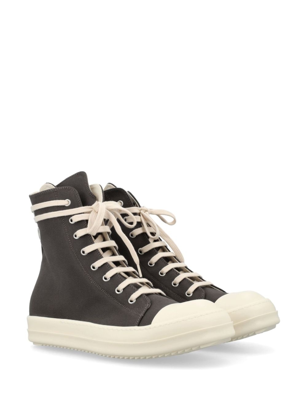 Rick Owens DRKSHDW high-top canvas sneakers | REVERSIBLE
