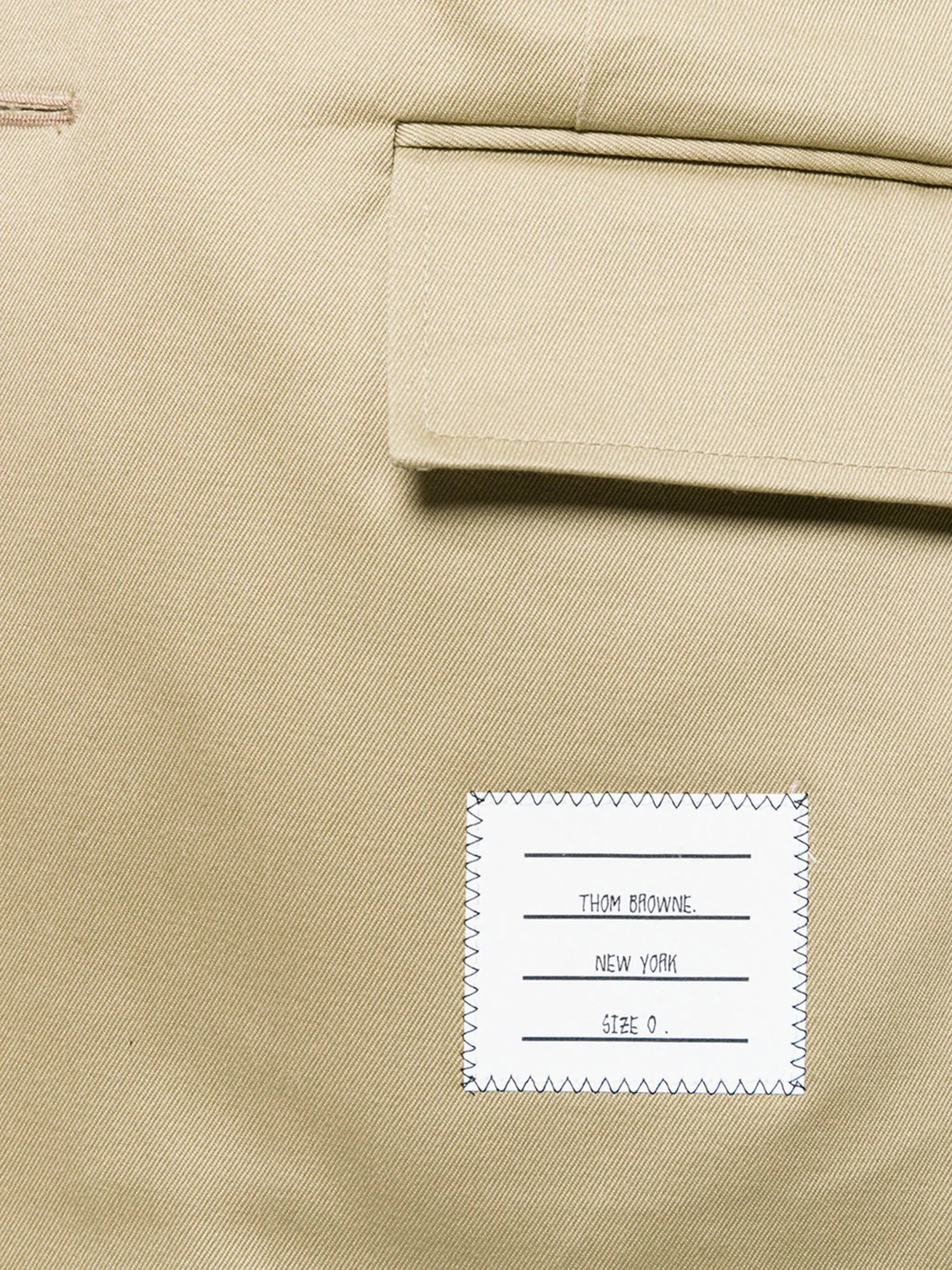 Cotton Twill 4-Bar Unconstructed Classic Sport Coat - 5