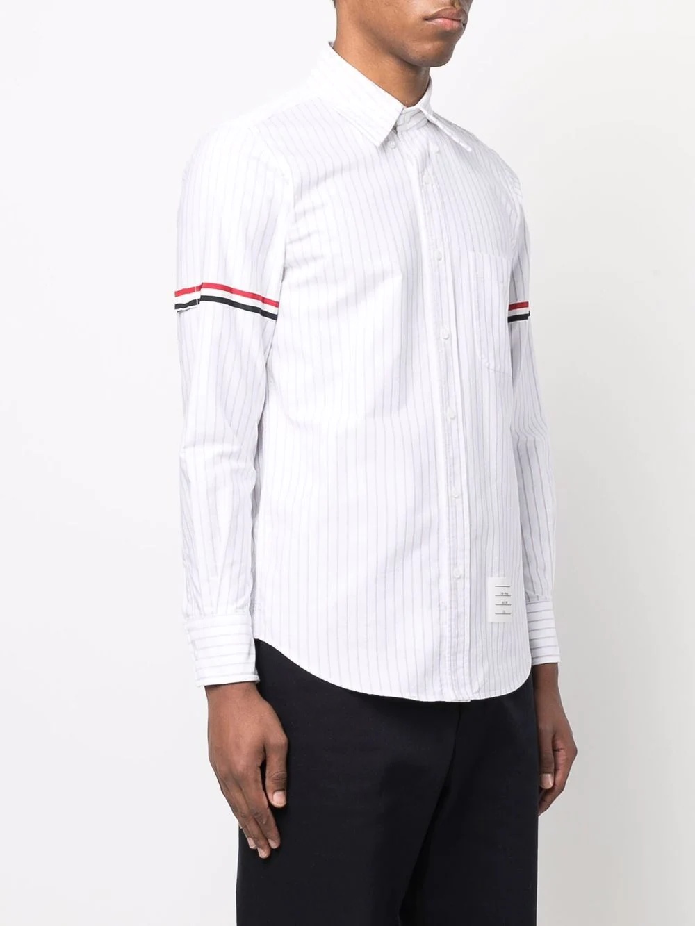 RWB stripe oxford shirt - 4